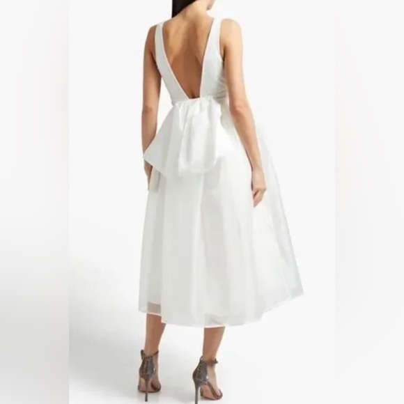 SACHIN & BABI BHLDN Carmina bow-embellished gathered NWOT SIZE 10, 8, & 4 - Picture 4 of 14